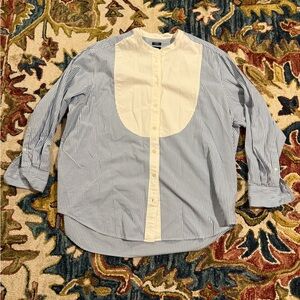 Gap “The Big Shirt” Bib Button Down Shirt